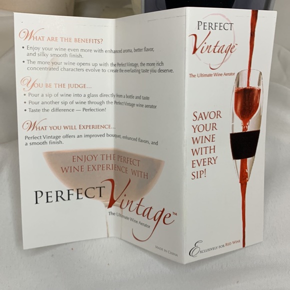 NIB Perfect Vintage the Ultimate WINE AERATOR for red wine - Picture 8 of 9